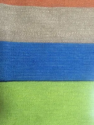 Tecido de sofá liso de linho/pedaço de tecido tingido