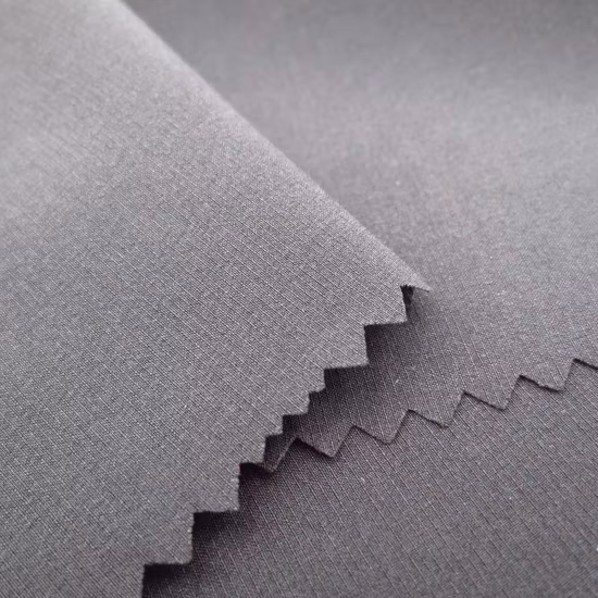 Tecido reciclado para exterior estiramento de poliéster/Nylon/Spandex tecido de vestuário jacquard impermeável para casaco uniforme